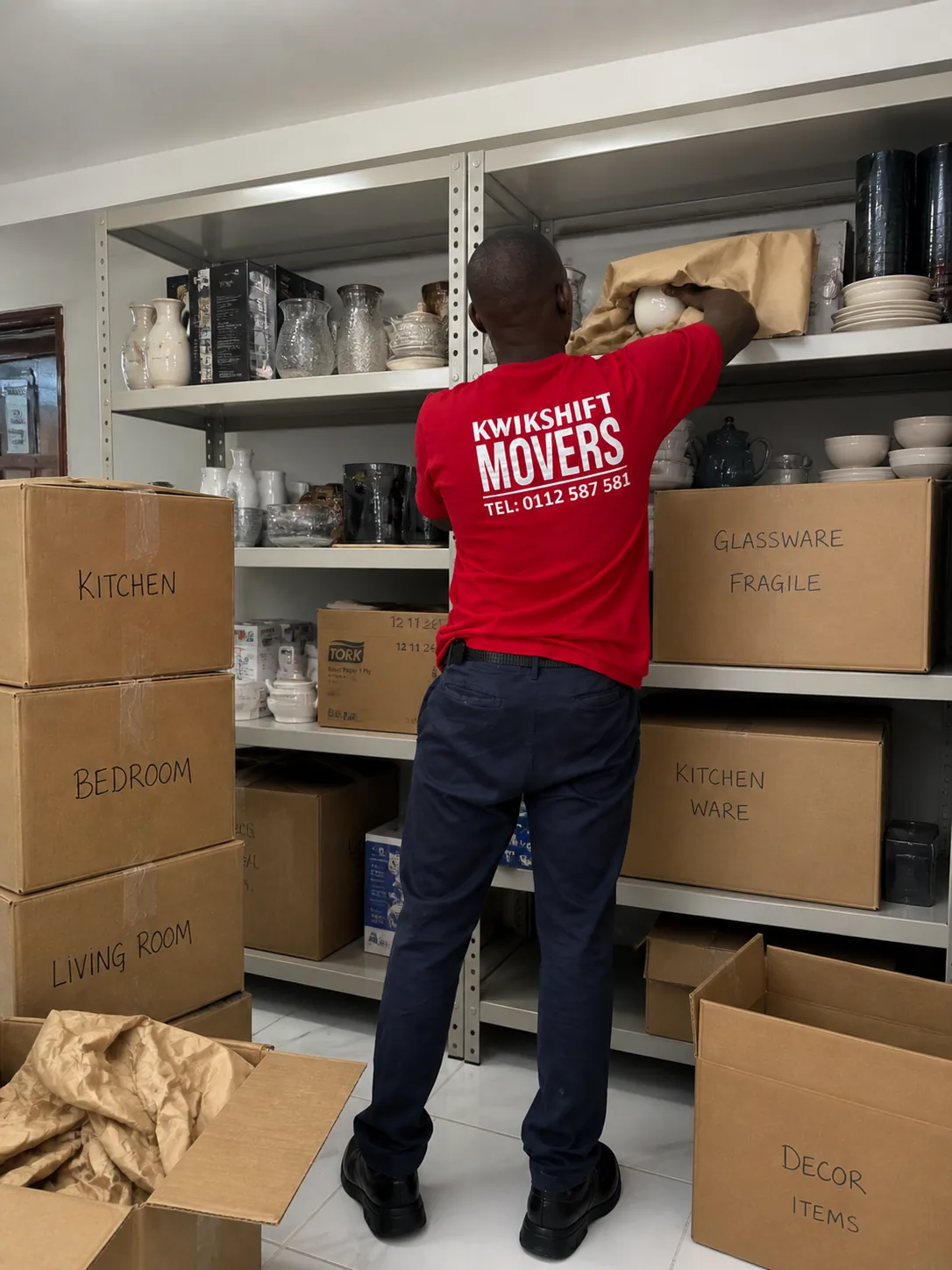 Kwikshift Movers storage and packing solutions